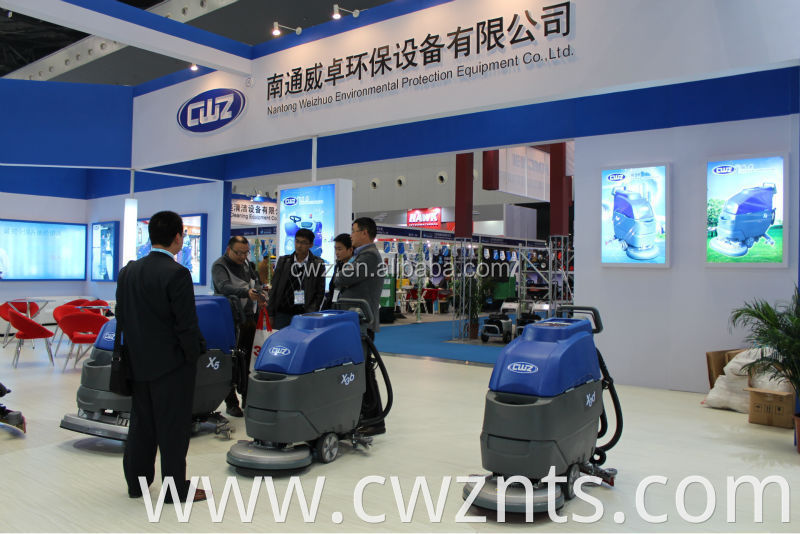 Manual scrubber CWZ concrete floor cleaning machine